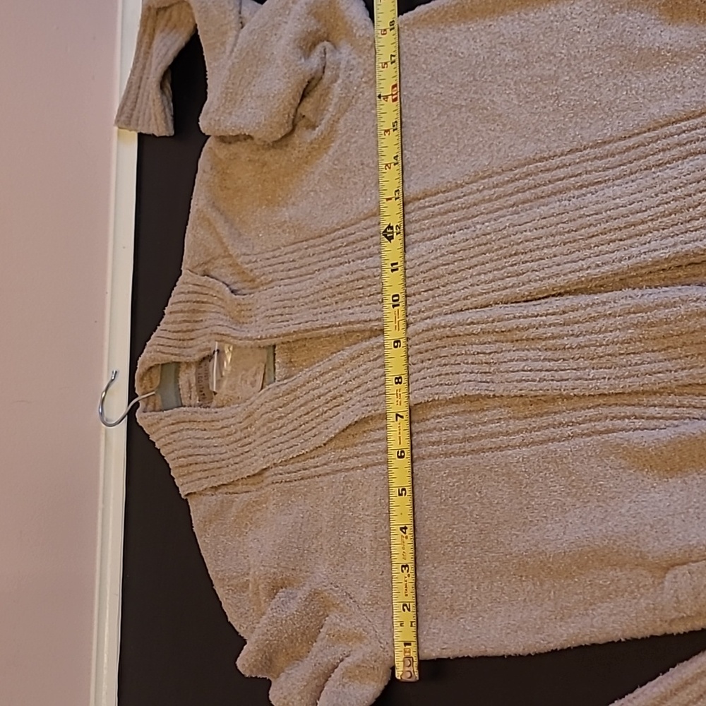 NWOT BAREFOOT DREAMS tan cozychic lite duster - Picture 9 of 10